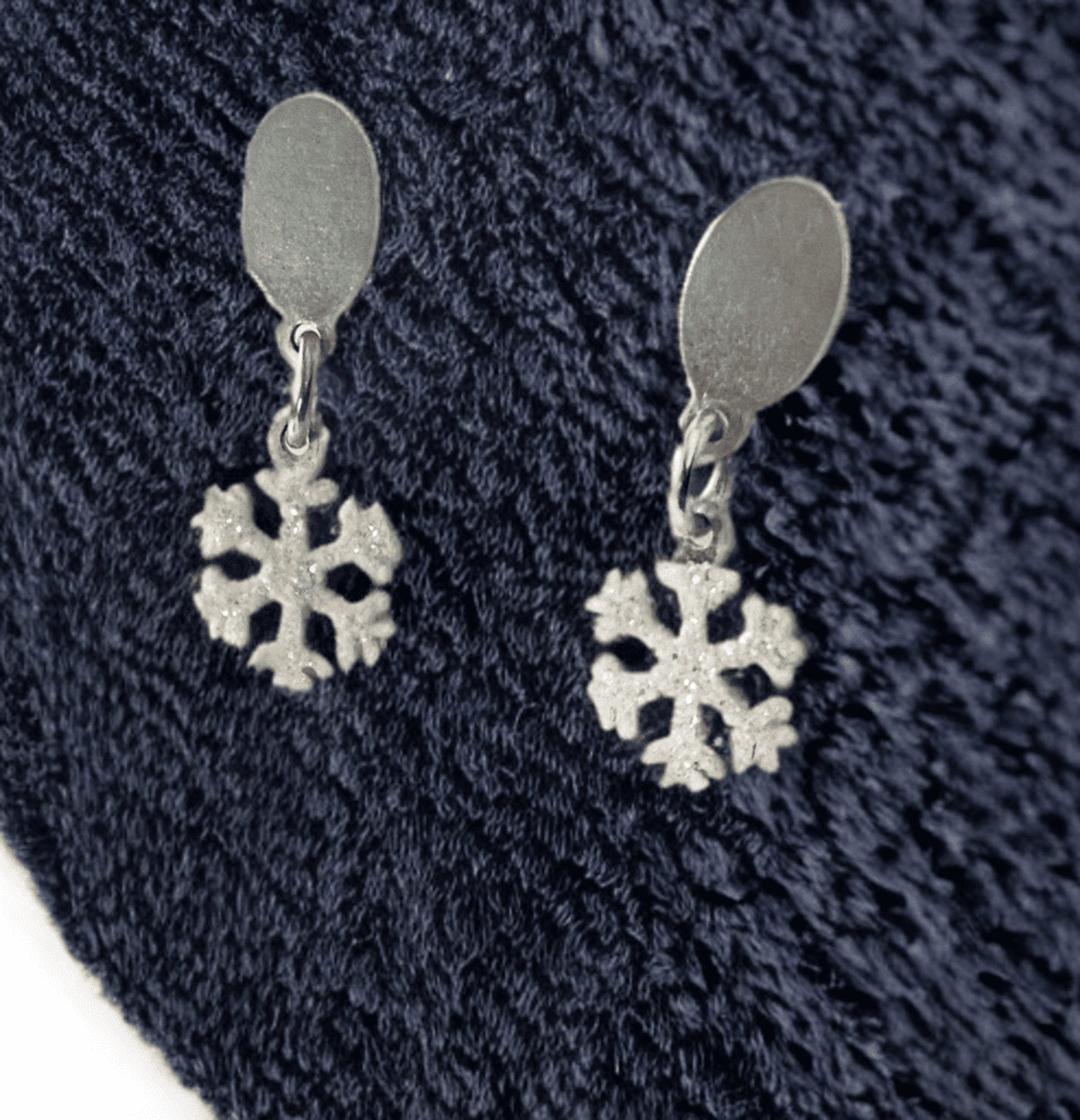 Pendientes de copos de nieve - 3