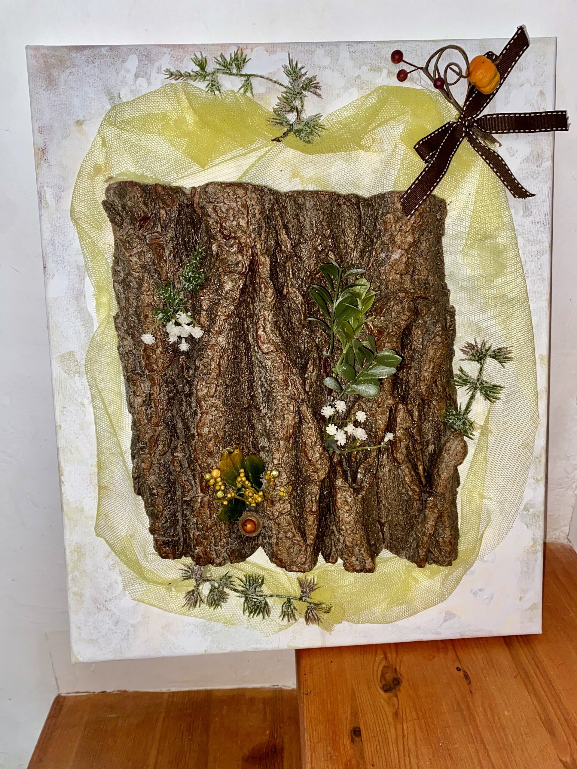 Cuadro de Arte Natural Hecho a Mano | Decoración Rústica con Elementos Botánicos - 3