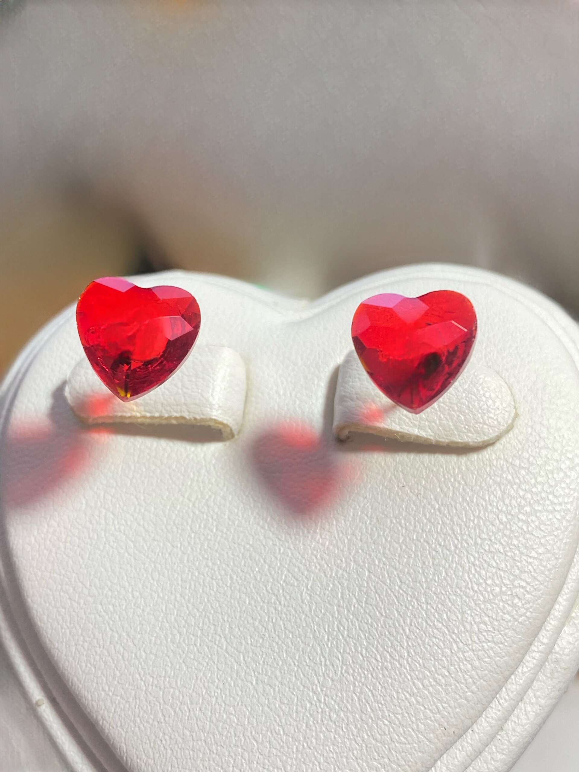 Pendientes Corazón Rojo – Acero - 3