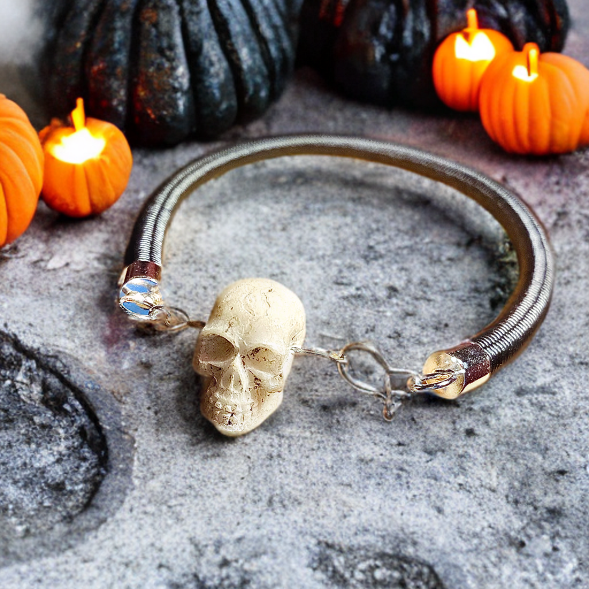 Pulsera con Cráneo – Diseño Único y Audaz para Estilo Alternativo - 5