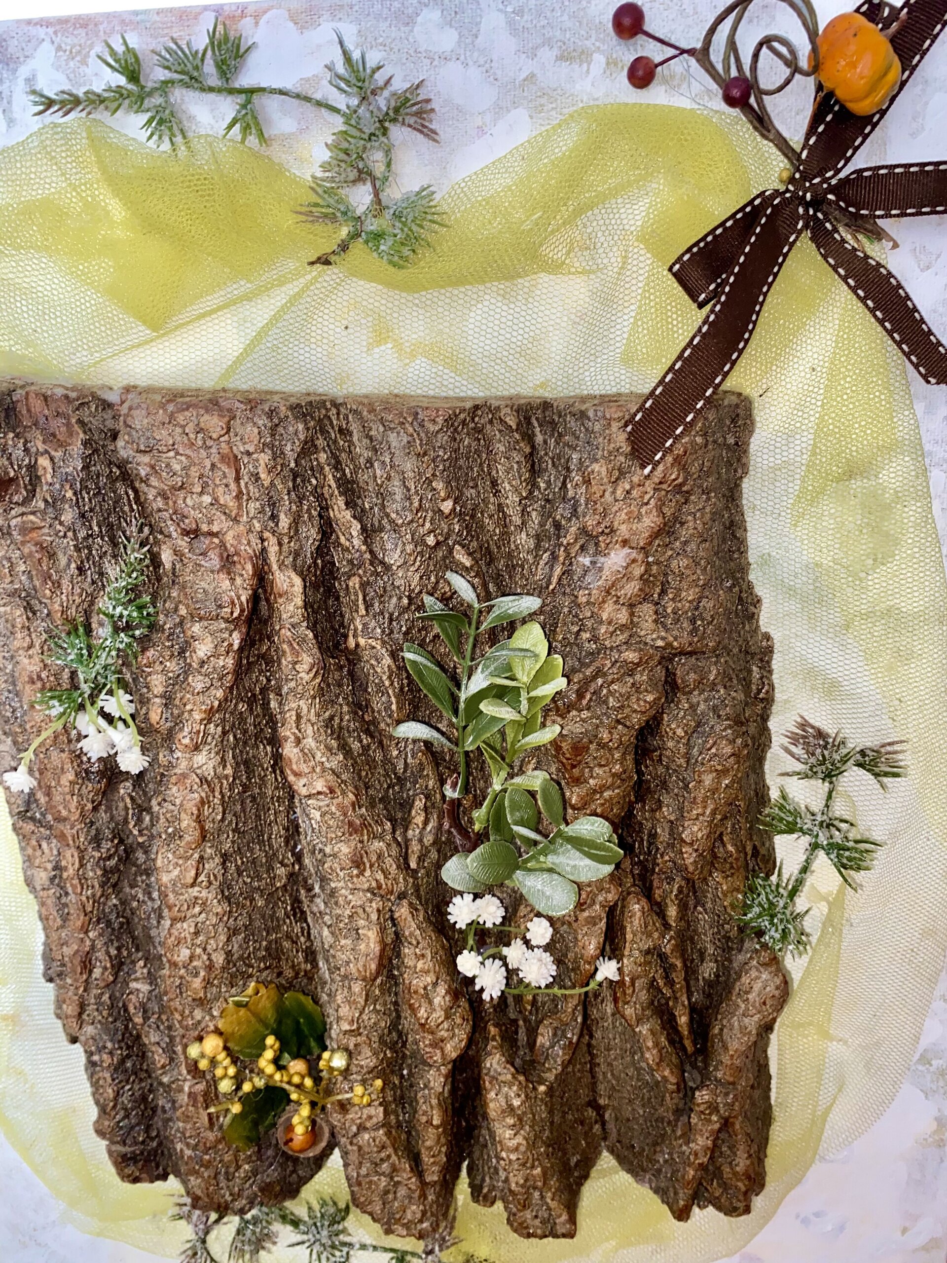 Cuadro de Arte Natural Hecho a Mano | Decoración Rústica con Elementos Botánicos - 2