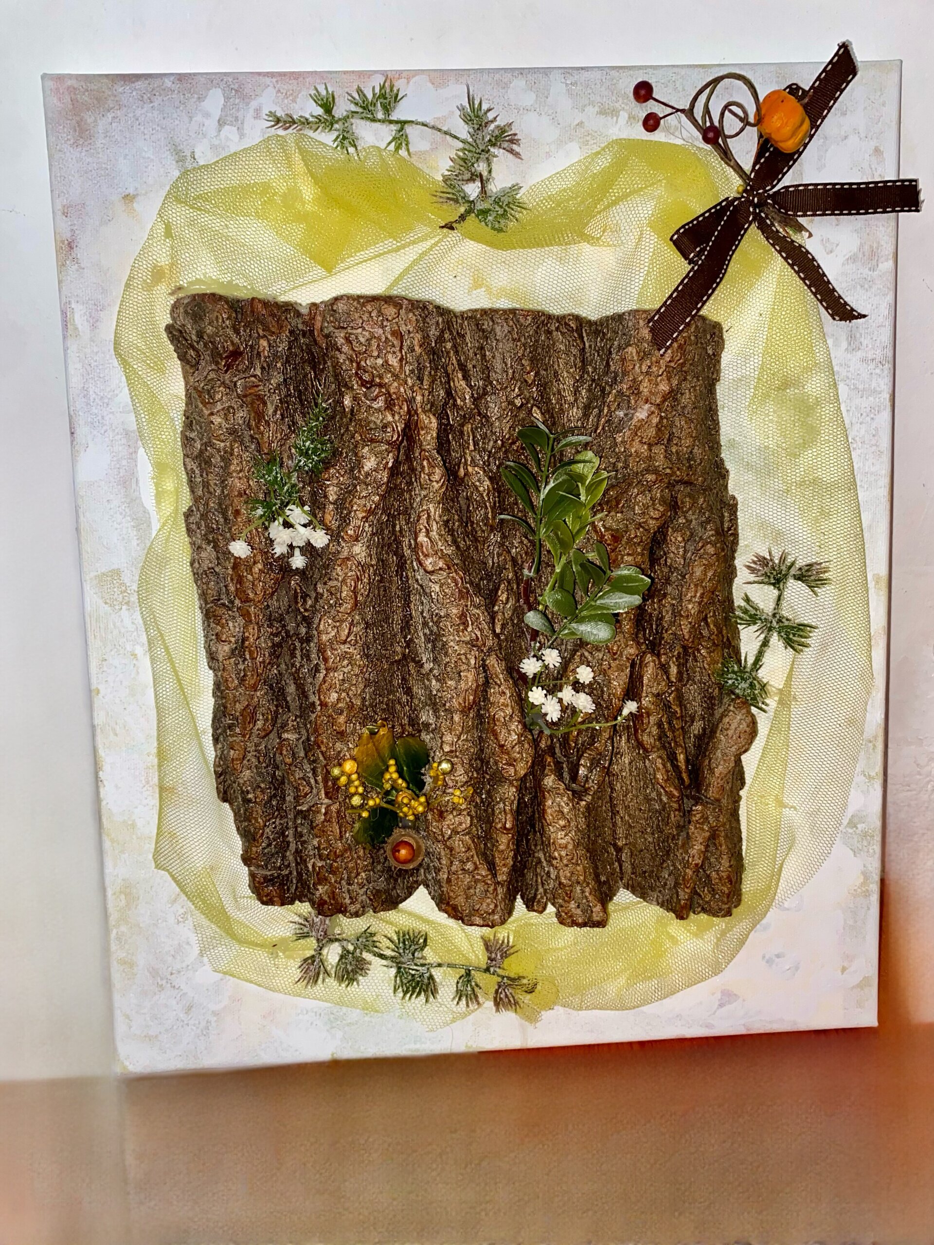 Cuadro de Arte Natural Hecho a Mano | Decoración Rústica con Elementos Botánicos - 4