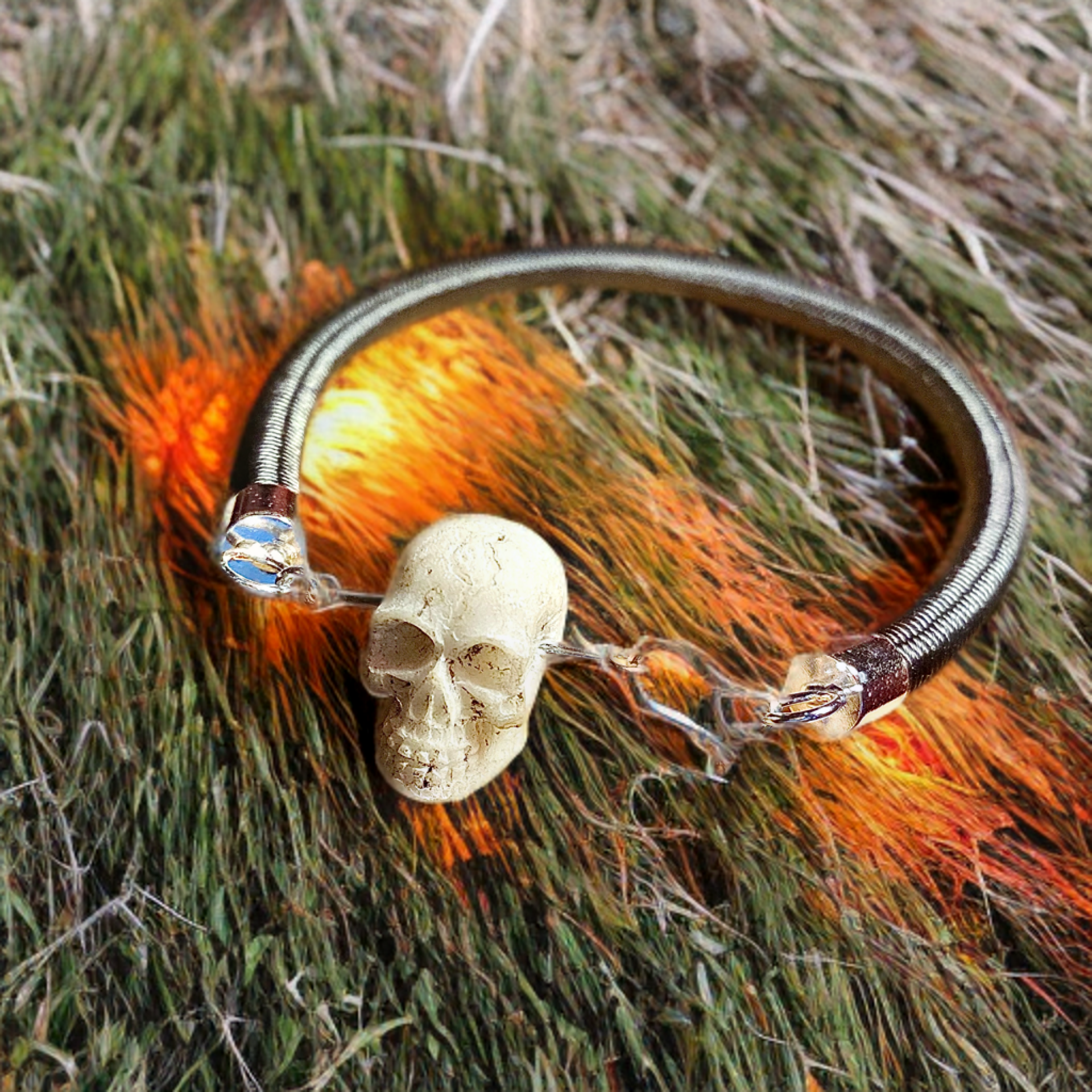 Pulsera con Cráneo – Diseño Único y Audaz para Estilo Alternativo - 4