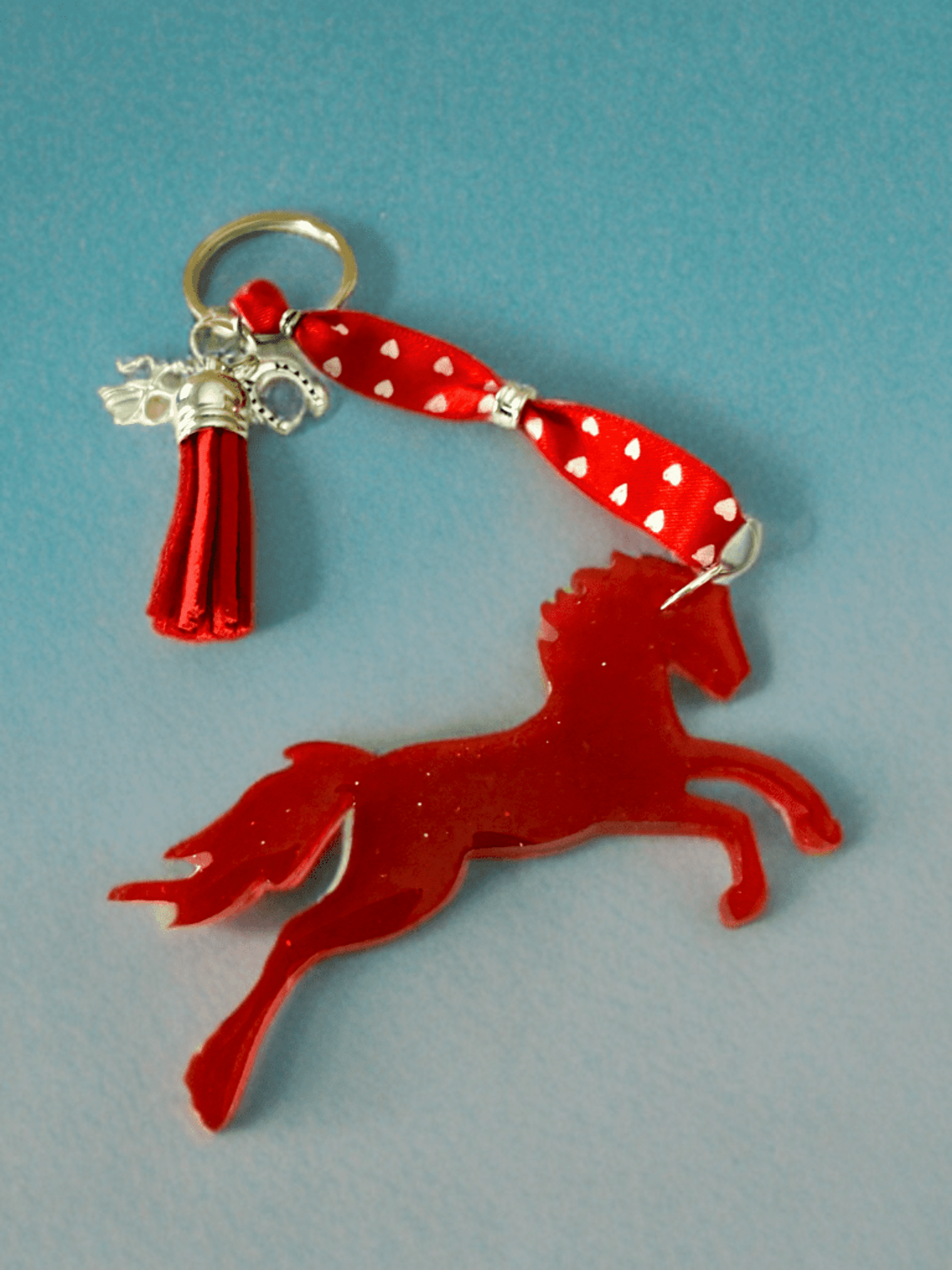 Llaveros de Caballos con Purpurina | Hechos a Mano y Coleccionables - 6