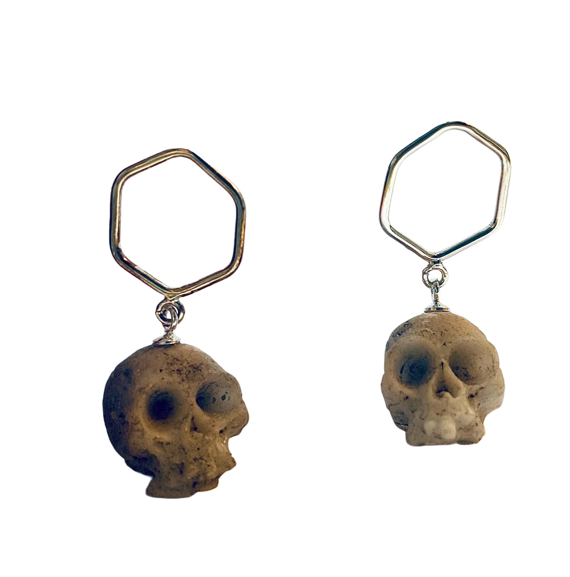 Pendientes de Calaveras para Halloween, estilo gótico…- Joyería Hecha a Mano - 4