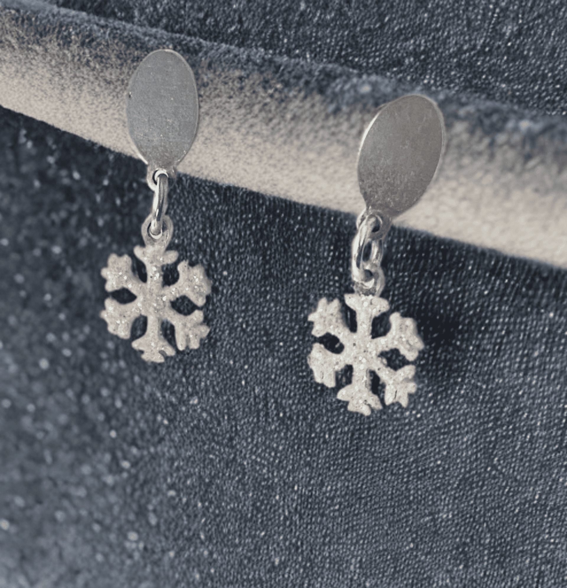 Pendientes de copos de nieve - 2